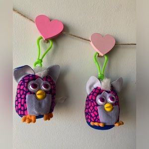 Set of 2 Vintage 2000 Furby McDonald’s Toys